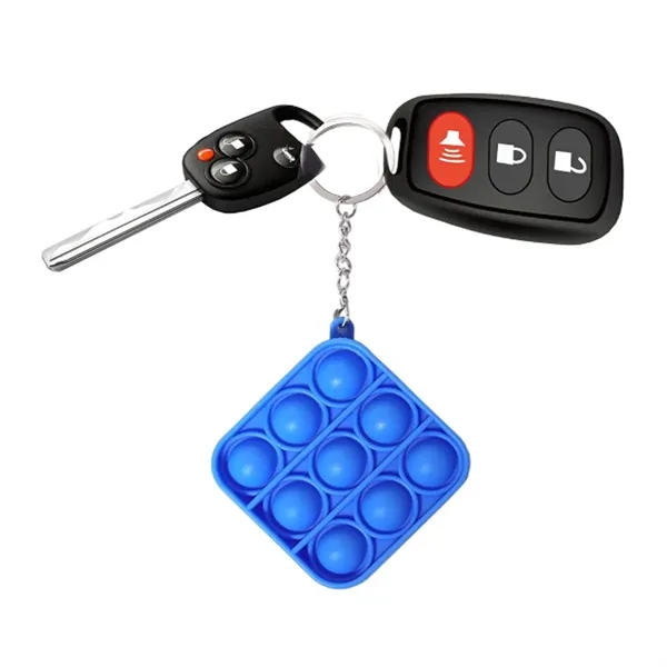 Mini Silicone Pop Fidget Toy Keychain - Mini Silicone Pop Fidget Toy Keychain - Image 5 of 6
