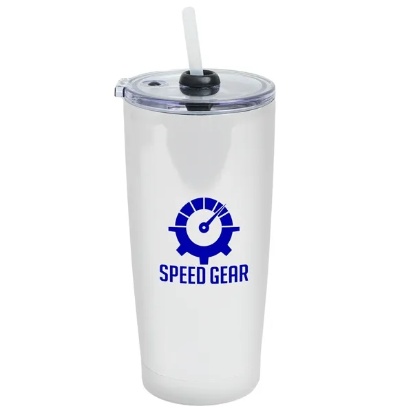 Revelstoke 600 Ml. (20 Fl. Oz.) Tumbler With Straw - Revelstoke 600 Ml. (20 Fl. Oz.) Tumbler With Straw - Image 0 of 1
