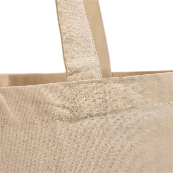 Econo 6oz Cotton Canvas Tote Bag - Econo 6oz Cotton Canvas Tote Bag - Image 5 of 7