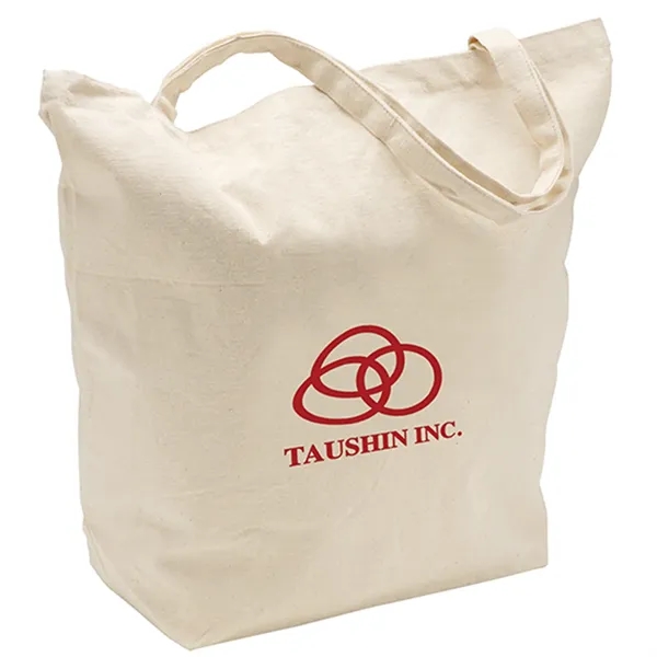 20" W x 17.5" H 12 oz Cotton Canvas Tote Bag - 20" W x 17.5" H 12 oz Cotton Canvas Tote Bag - Image 1 of 1