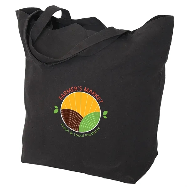 20" W x 17.5" H 12 oz Cotton Canvas Tote Bag - 20" W x 17.5" H 12 oz Cotton Canvas Tote Bag - Image 0 of 1