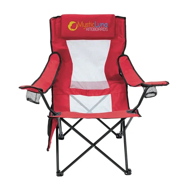 2-in-1 Mesh Adirondack Chair and Table - 2-in-1 Mesh Adirondack Chair and Table - Image 1 of 3