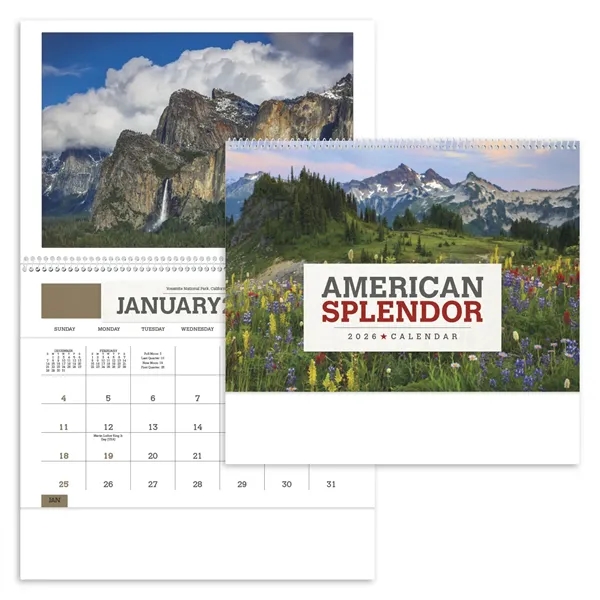 Triumph® Calendars American Splendor Pocket Calendar - Triumph® Calendars American Splendor Pocket Calendar - Image 2 of 2