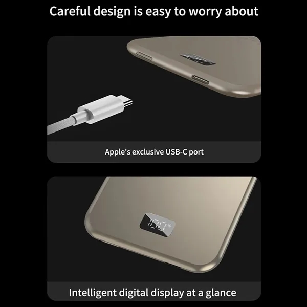 Digital Display 5000mAh Magnetic Wireless Charger - Digital Display 5000mAh Magnetic Wireless Charger - Image 3 of 4