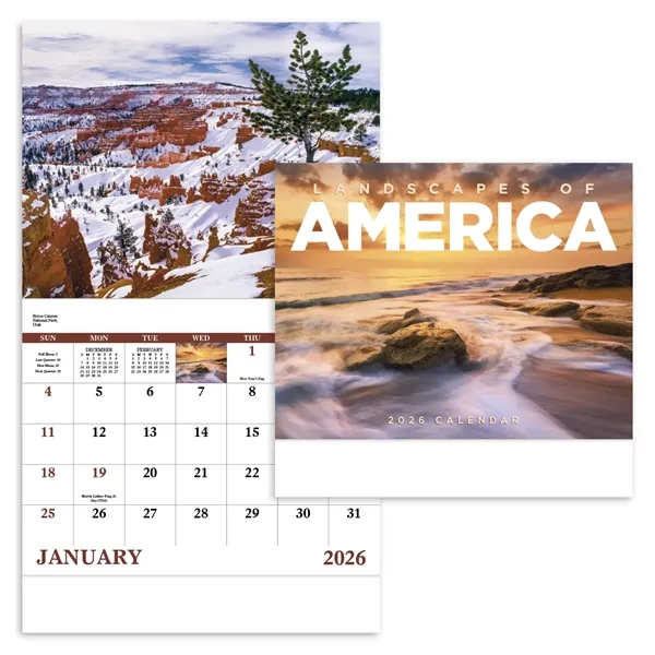 Good Value™ Landscapes of America - Stapled Calendar - Good Value™ Landscapes of America - Stapled Calendar - Image 2 of 2