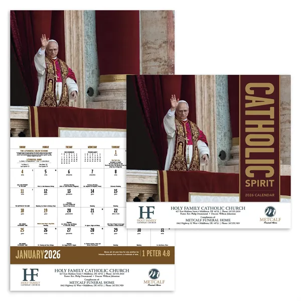 Good Value™ Catholic Spirit - Stapled Calendar - Good Value™ Catholic Spirit - Stapled Calendar - Image 0 of 3