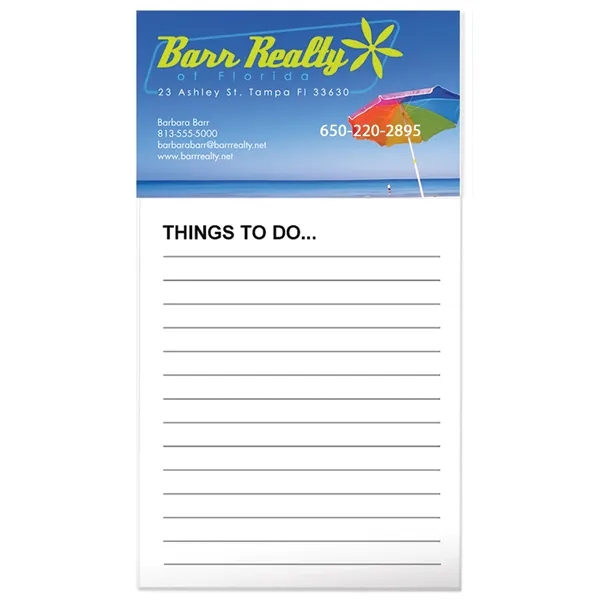 Good Value™ Business Card Magnet with 50-Sheet Notepad - Good Value™ Business Card Magnet with 50-Sheet Notepad - Image 1 of 2