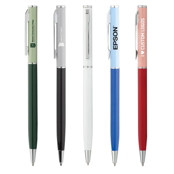 Lithe Metal Twist-Action Ballpoint Pen - Lithe Metal Twist-Action Ballpoint Pen - Image 0 of 14