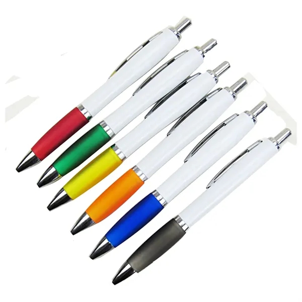 Press Style Blue Ink Ballpoint Pen - Press Style Blue Ink Ballpoint Pen - Image 1 of 2