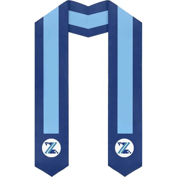 37" Custom Wearproof Graduation Stole Sash w/ Name & Photo - 37" Custom Wearproof Graduation Stole Sash w/ Name & Photo - Image 1 of 13