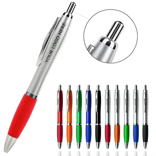 Campaign Advertising Ink Rolling Ball Retractable Pens - Campaign Advertising Ink Rolling Ball Retractable Pens - Image 0 of 2