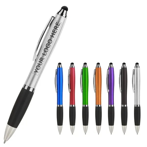 2-in-1 Universal Touch Screen Stylus and Ballpoint Pen - 2-in-1 Universal Touch Screen Stylus and Ballpoint Pen - Image 0 of 2