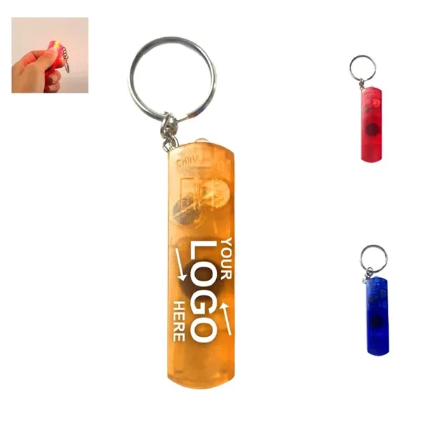Whistle Led Key Light With Compass - Whistle Led Key Light With Compass - Image 0 of 4