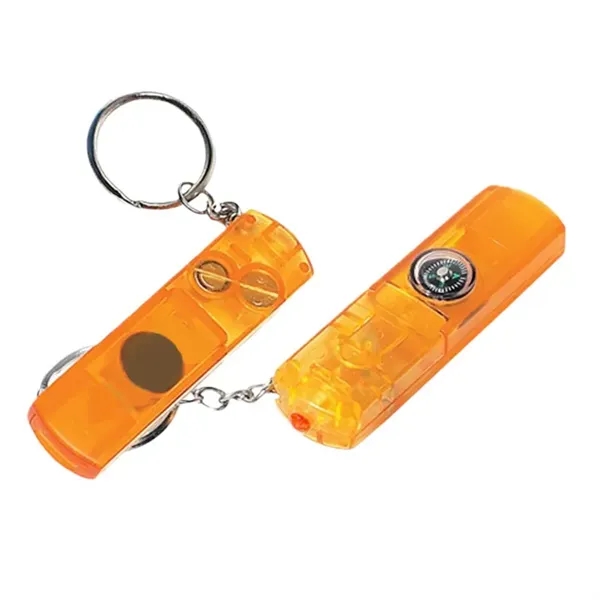Whistle Led Key Light With Compass - Whistle Led Key Light With Compass - Image 1 of 4