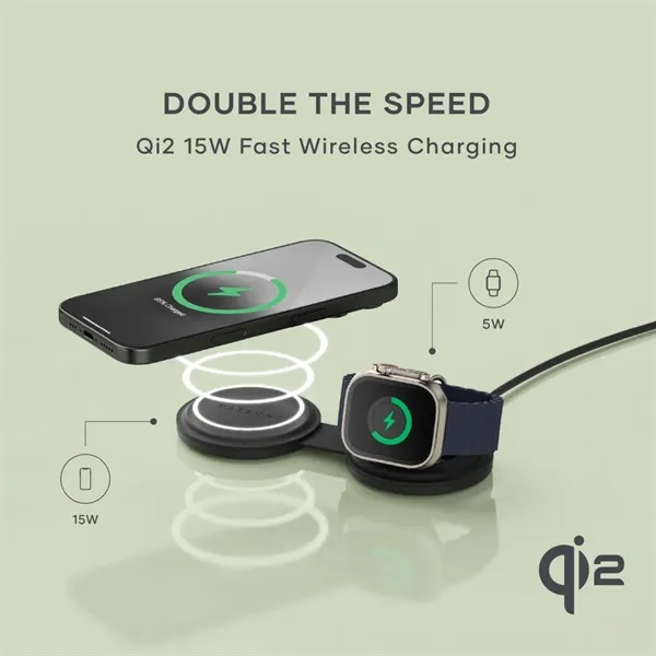 SATECHI® OntheGo™ 2-in-1 Wireless Charger - SATECHI® OntheGo™ 2-in-1 Wireless Charger - Image 2 of 11