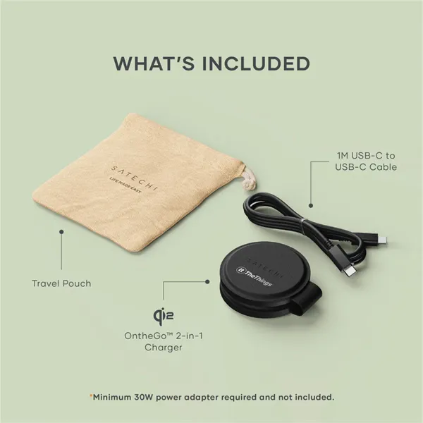 SATECHI® OntheGo™ 2-in-1 Wireless Charger - SATECHI® OntheGo™ 2-in-1 Wireless Charger - Image 5 of 11