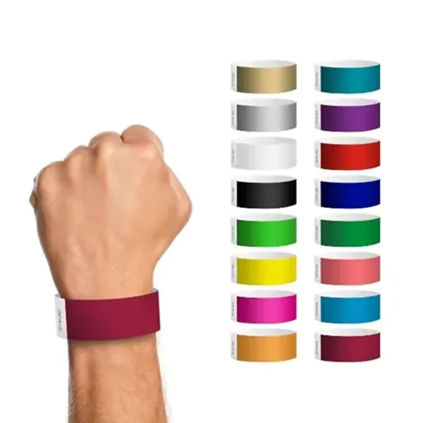 Custom 3/4'' Disposable Paper Wristbands for Events - Custom 3/4'' Disposable Paper Wristbands for Events - Image 0 of 5