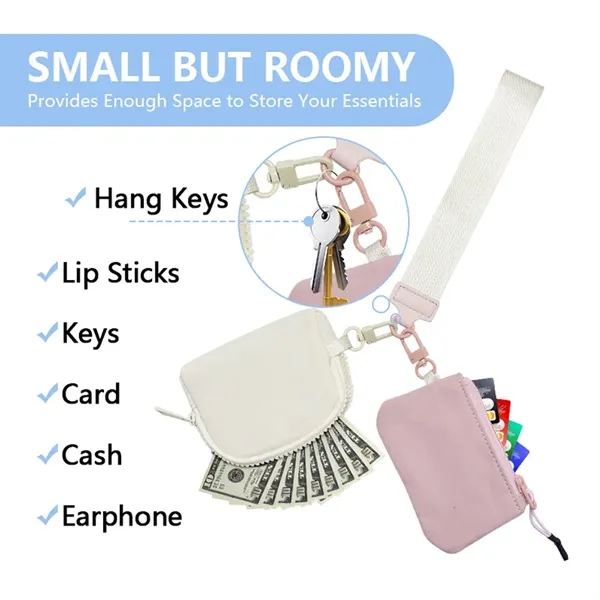 Mini Around Dual Pouch Wristlet - Mini Around Dual Pouch Wristlet - Image 1 of 5