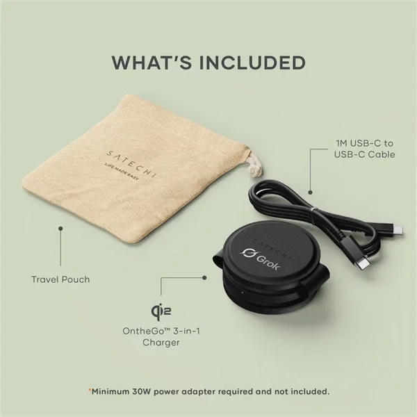 SATECHI® OntheGo™ 3-in-1 Wireless Charger - SATECHI® OntheGo™ 3-in-1 Wireless Charger - Image 5 of 11