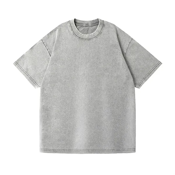 250G Oversized T Shirts Vintage Tee Unisex Short Sleeve Men - 250G Oversized T Shirts Vintage Tee Unisex Short Sleeve Men - Image 5 of 8