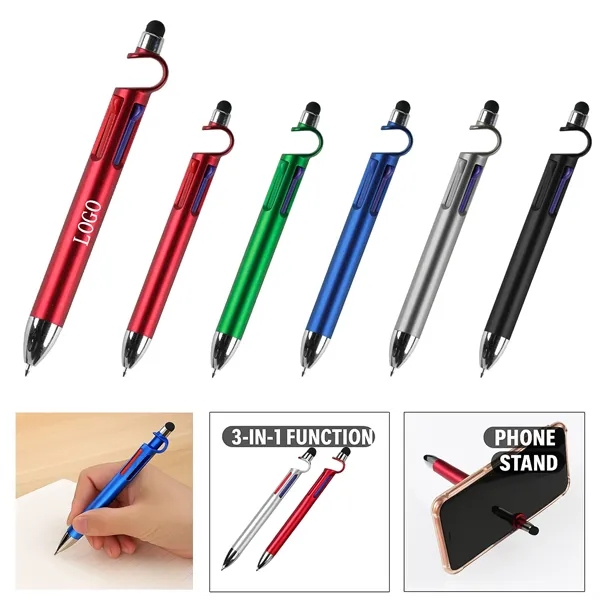 Multifunctional Writing Tool Four In One Pen - Multifunctional Writing Tool Four In One Pen - Image 0 of 6