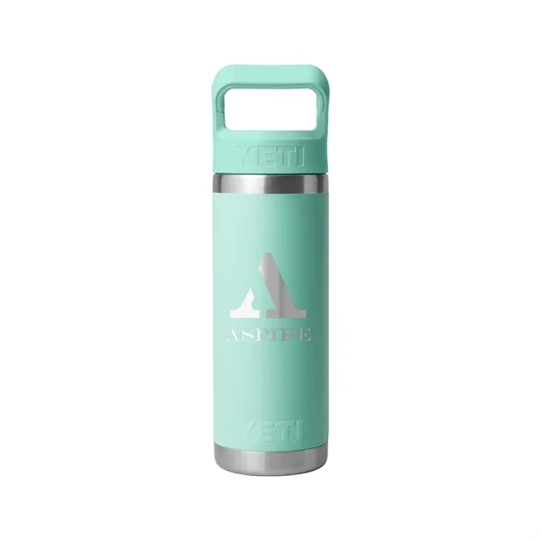 YETI® Rambler® 18 oz Water Bottle with Color-Matched Str... - YETI® Rambler® 18 oz Water Bottle with Color-Matched Str... - Image 0 of 23