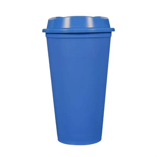 16 Oz. Reusable Plastic Coffee Cup