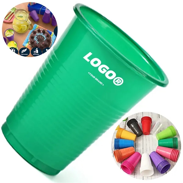 7oz Disposable Plastic Party Cups In Assorted Colors - 7oz Disposable Plastic Party Cups In Assorted Colors - Image 0 of 7