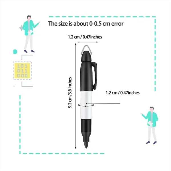 Multicolor Golf Marker Keychain - Multicolor Golf Marker Keychain - Image 2 of 3