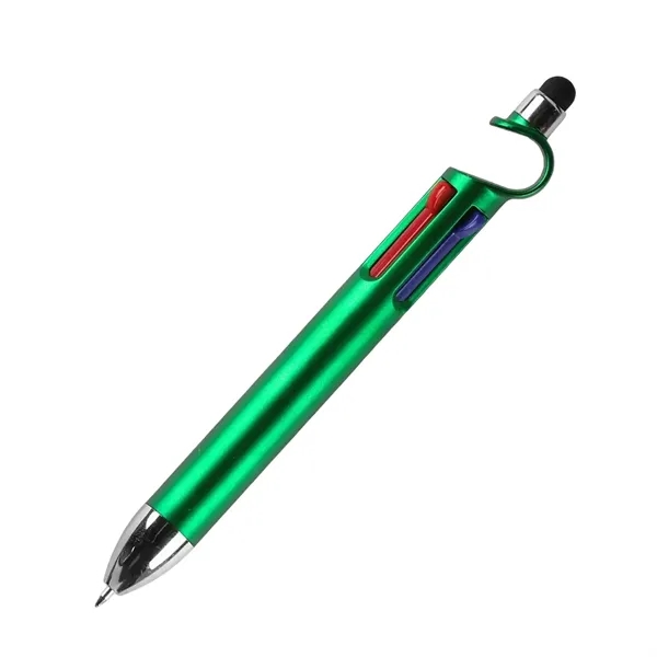 Multifunction 4 in 1 Pen with Stylus Stand Logo Print - Multifunction 4 in 1 Pen with Stylus Stand Logo Print - Image 7 of 9