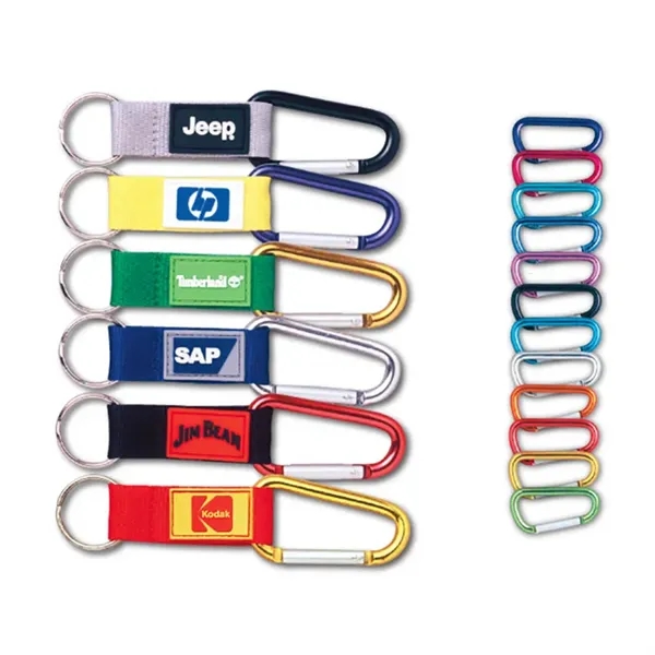 Carabiner Lanyard Keychain - Carabiner Lanyard Keychain - Image 1 of 6