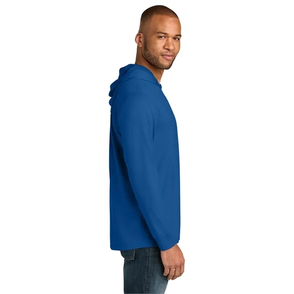 CornerStone Workwear Pro Long Sleeve Hooded Tee - CornerStone Workwear Pro Long Sleeve Hooded Tee - Image 6 of 29