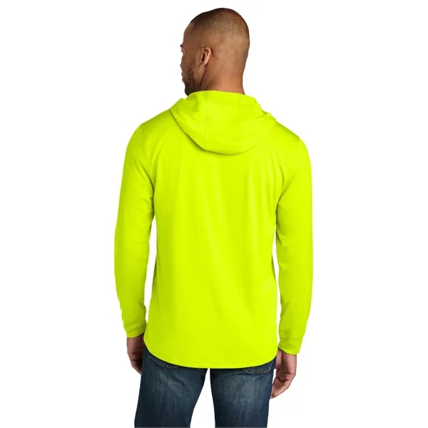 CornerStone Workwear Pro Long Sleeve Hooded Tee - CornerStone Workwear Pro Long Sleeve Hooded Tee - Image 15 of 29