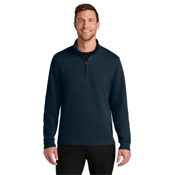 Port Authority Wearever Signature Double Pique 1/4-Zip - Port Authority Wearever Signature Double Pique 1/4-Zip - Image 9 of 19