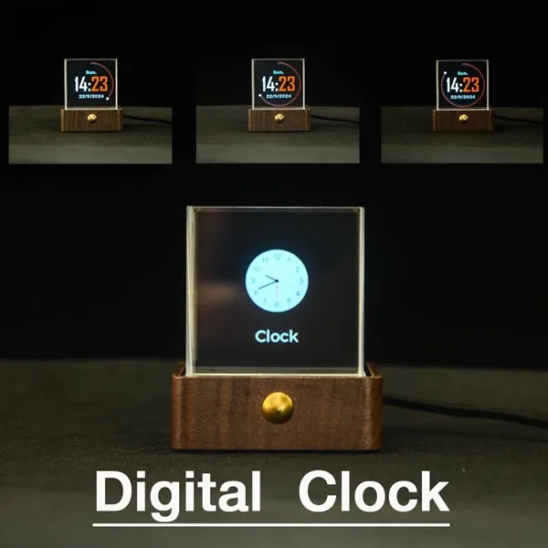 Crystal LED Clock Display - Crystal LED Clock Display - Image 2 of 5