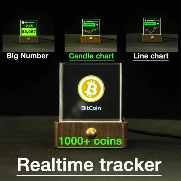 Crystal LED Clock Display - Crystal LED Clock Display - Image 4 of 5