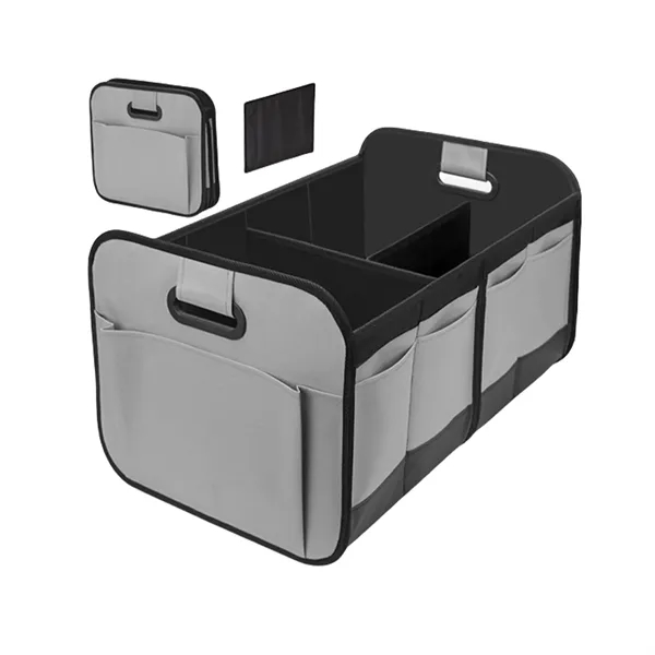 65L Collapsible Multi Compartment Car Organizer Foldable Bag - 65L Collapsible Multi Compartment Car Organizer Foldable Bag - Image 4 of 8
