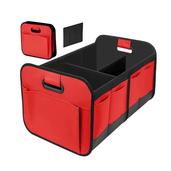 65L Collapsible Multi Compartment Car Organizer Foldable Bag - 65L Collapsible Multi Compartment Car Organizer Foldable Bag - Image 5 of 8