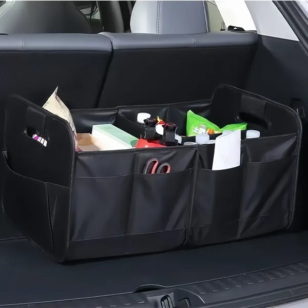 65L Collapsible Multi Compartment Car Organizer Foldable Bag - 65L Collapsible Multi Compartment Car Organizer Foldable Bag - Image 7 of 8