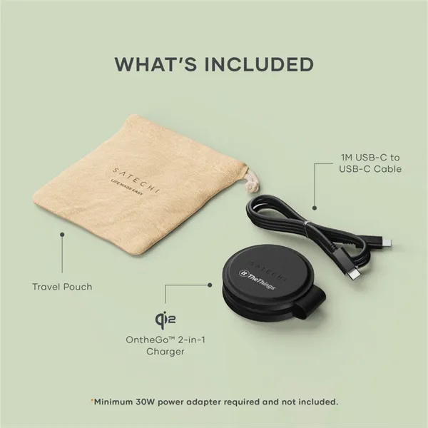 SATECHI® OntheGo™ 2-in-1 Wireless Charger - SATECHI® OntheGo™ 2-in-1 Wireless Charger - Image 5 of 11