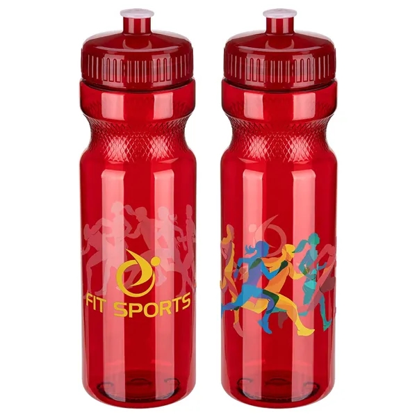 Prologue 28 oz PET Sports Bottle with Push-Pull Lid - Prologue 28 oz PET Sports Bottle with Push-Pull Lid - Image 3 of 4