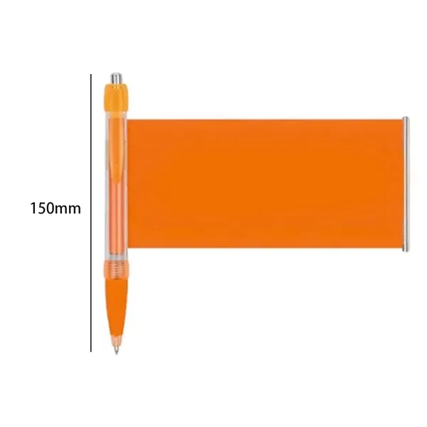 Pull-Out Banner Pen with Retractable Ad Insert - Pull-Out Banner Pen with Retractable Ad Insert - Image 1 of 6