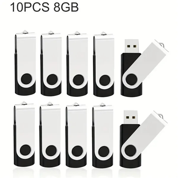 16GB/8GB/4GB Personalized Logo Rotating USB Drive - 16GB/8GB/4GB Personalized Logo Rotating USB Drive - Image 3 of 8