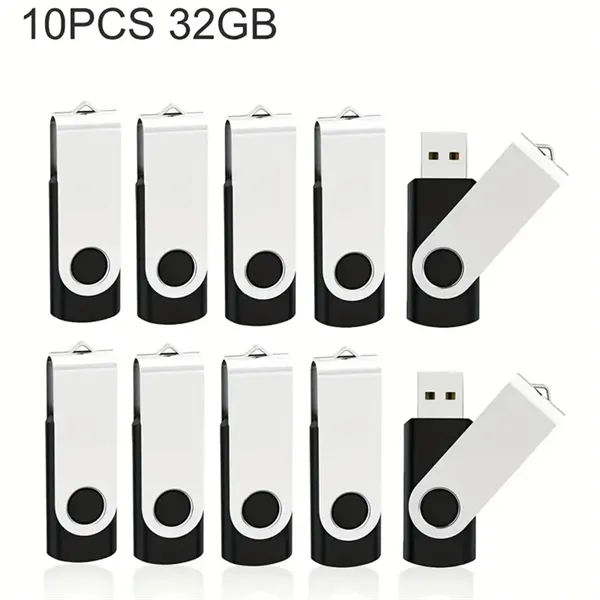16GB/8GB/4GB Personalized Logo Rotating USB Drive - 16GB/8GB/4GB Personalized Logo Rotating USB Drive - Image 5 of 8