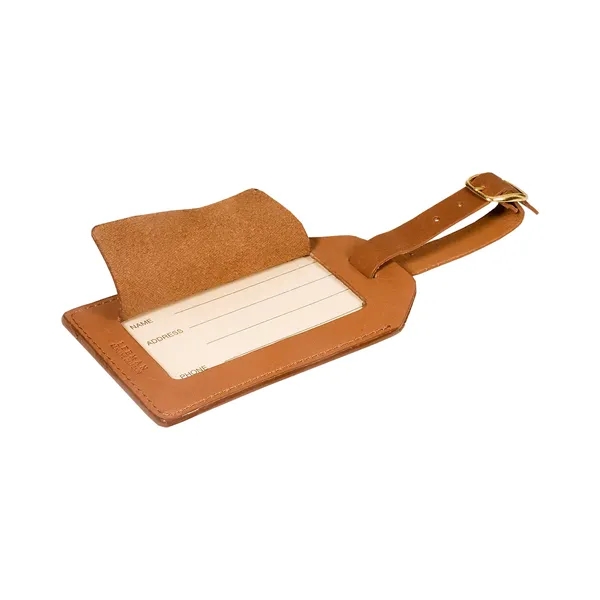 Leeman. Grand Central Luggage Tag Sueded Leather. - Leeman. Grand Central Luggage Tag Sueded Leather. - Image 1 of 1