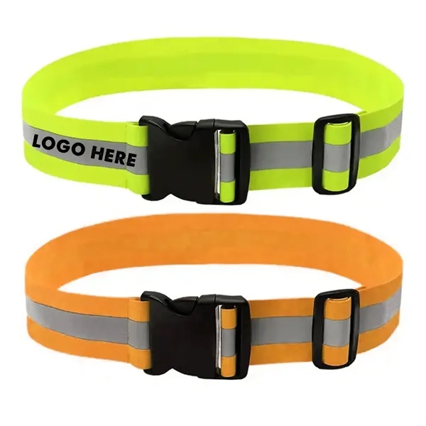 Safety Reflective Elastic Running Waist Belt - Safety Reflective Elastic Running Waist Belt - Image 0 of 2