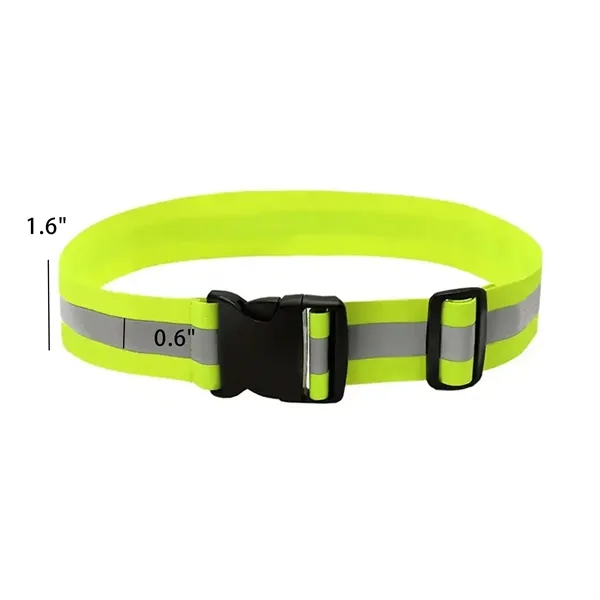 Safety Reflective Elastic Running Waist Belt - Safety Reflective Elastic Running Waist Belt - Image 1 of 2
