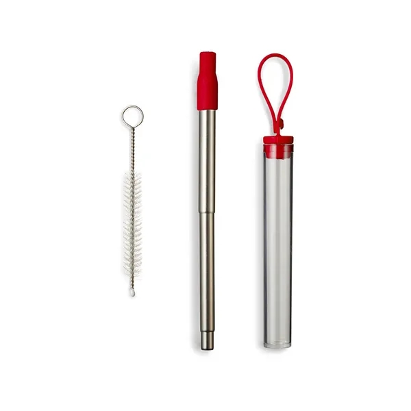 Prime Line. Festival Telescopic Reusable Drinking Straw Kit. - Prime Line. Festival Telescopic Reusable Drinking Straw Kit. - Image 4 of 5