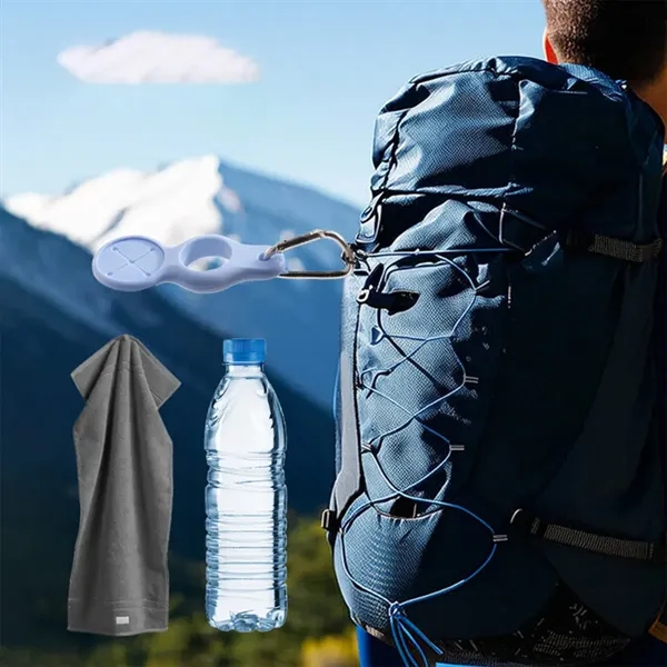 MOQ50 Water Bottle Hanging Buckle Clip - MOQ50 Water Bottle Hanging Buckle Clip - Image 2 of 8