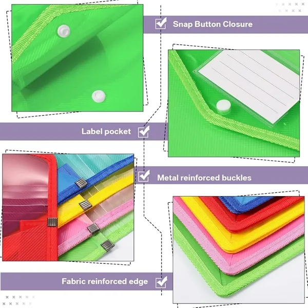 Plastic File Folder Envelope Pouch - Plastic File Folder Envelope Pouch - Image 1 of 6